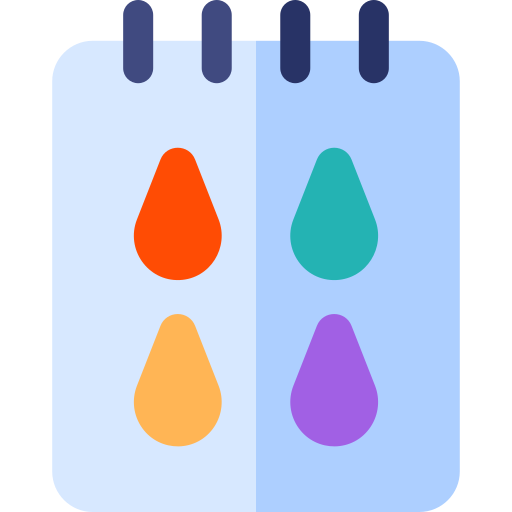 Hair dye Basic Rounded Flat icon