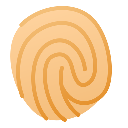 huella dactilar Generic Flat Gradient icono
