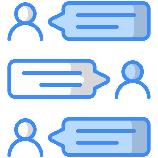 gruppenchat Generic Blue icon