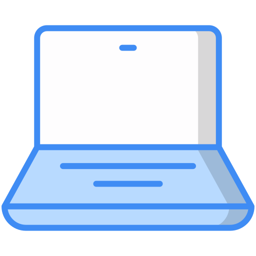 ordinateur portable Generic Blue Icône