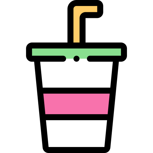 Безалкогольный напиток Detailed Rounded Lineal color иконка