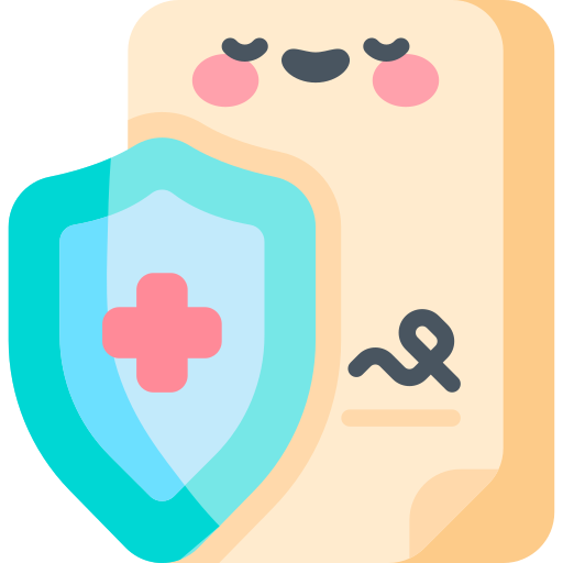 의료 보험 Kawaii Flat icon