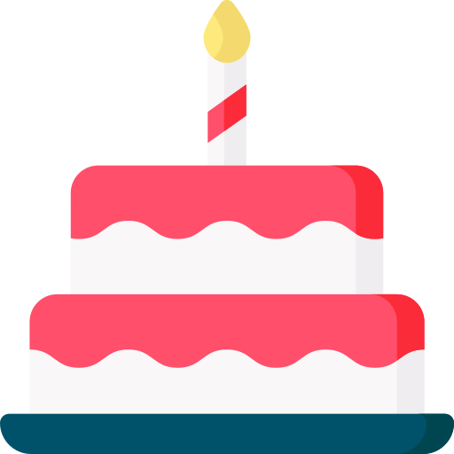 torta di compleanno Special Flat icona