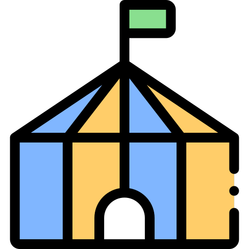 サーカス Detailed Rounded Lineal color icon