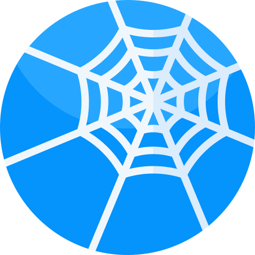 Spider web Geometric Flat Circular Flat icon