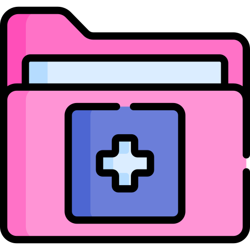 krankengeschichte Special Lineal color icon
