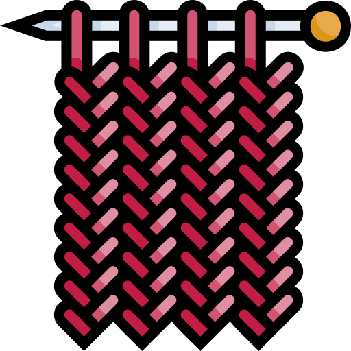 tejido de punto Detailed Straight Lineal color icono