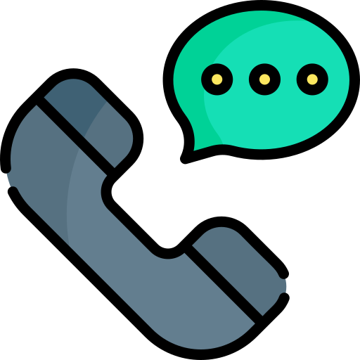Телефонный звонок Kawaii Lineal color иконка
