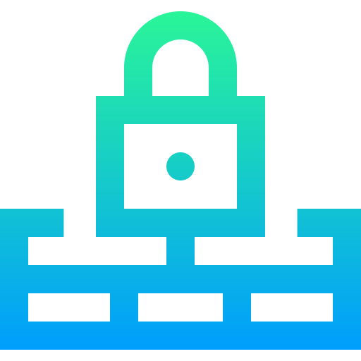 firewall Super Basic Straight Gradient Ícone