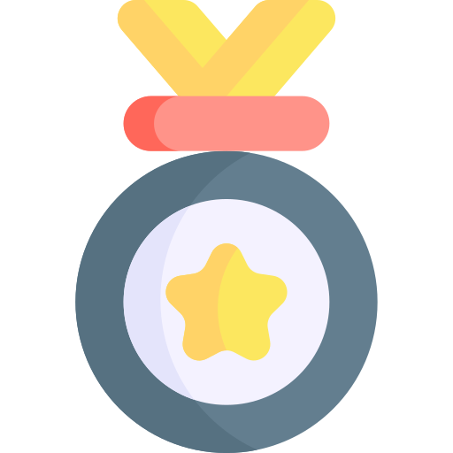 Медаль Kawaii Flat иконка