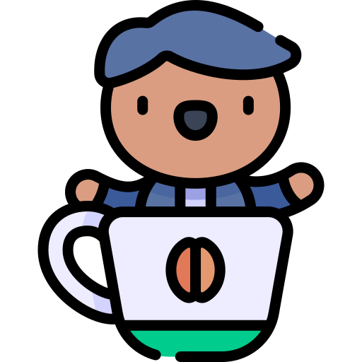 Coffee break Kawaii Lineal color icon