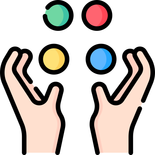 jonglerie Special Lineal color Icône