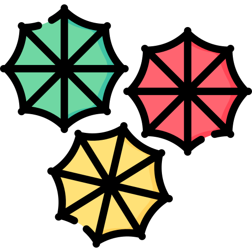 우산 Special Lineal color icon