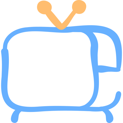 aplicación de tv Basic Hand Drawn Color icono