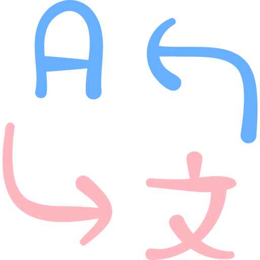Translate Basic Hand Drawn Color icon