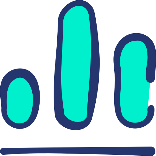 aplikacja arkusz kalkulacyjny Basic Hand Drawn Lineal Color ikona