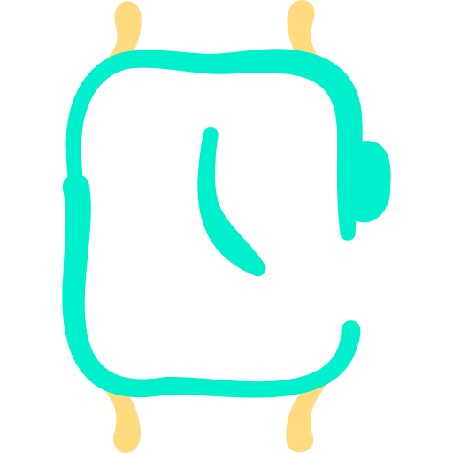 스마트 워치 Basic Hand Drawn Color icon