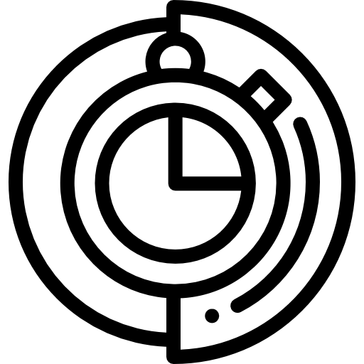 タイマー Detailed Rounded Lineal icon