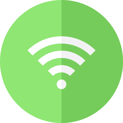 w-lan Basic Straight Flat icon