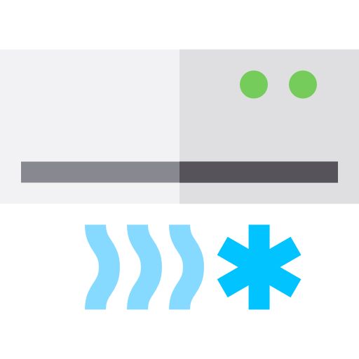 Air conditioner Basic Straight Flat icon