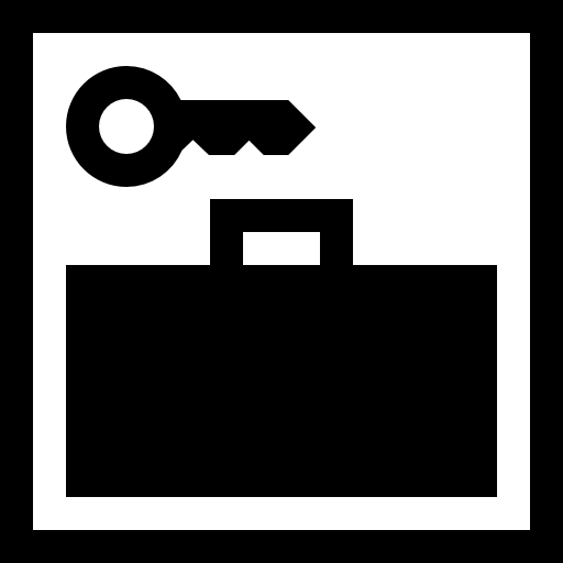 ロッカー Basic Straight Filled icon