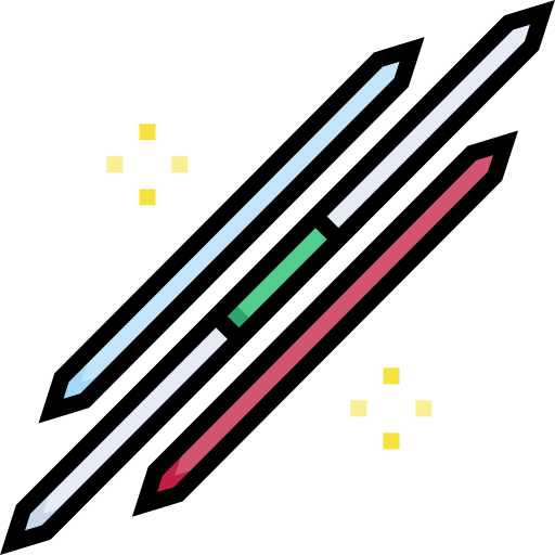 Needles Detailed Straight Lineal color icon