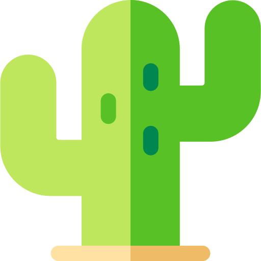 cactus Basic Rounded Flat icono