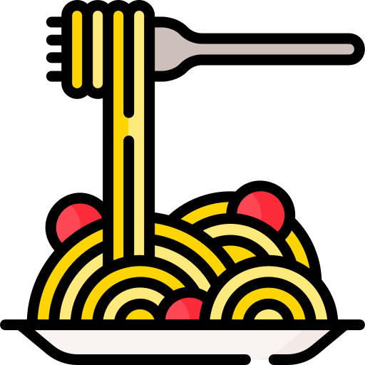 espaguetis Special Lineal color icono