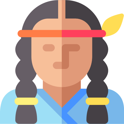 nativo americano Basic Rounded Flat icona