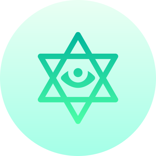 illuminati Basic Gradient Circular icona