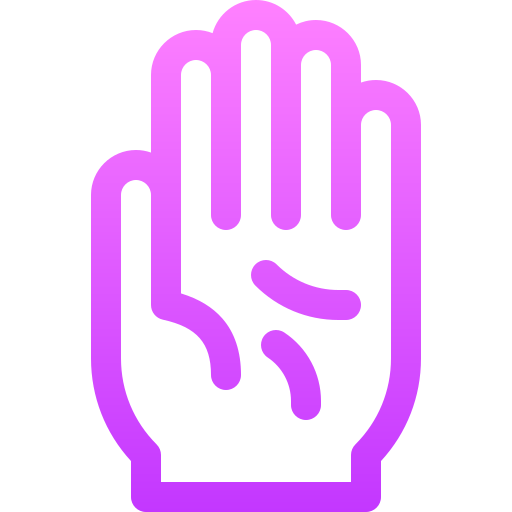 Palmistry Basic Gradient Lineal color icon