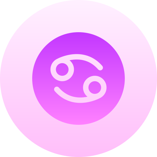Cancer Basic Gradient Circular icon