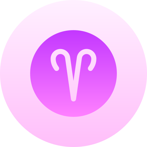 Aries Basic Gradient Circular icon