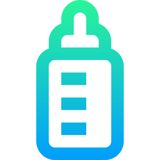 哺乳瓶 Super Basic Straight Gradient icon