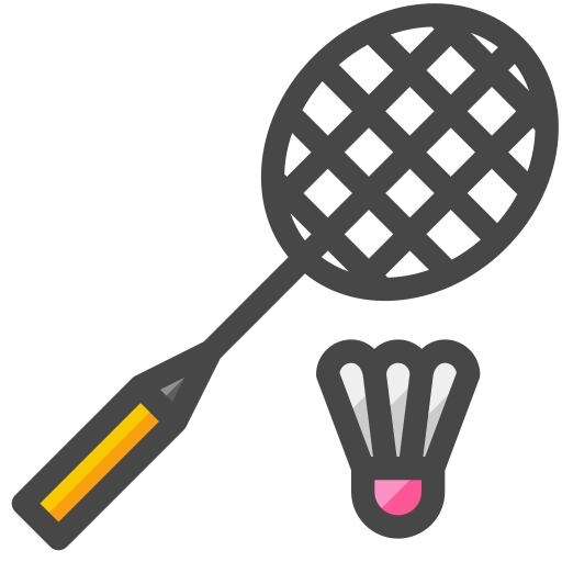 Racket Generic Outline Color icon