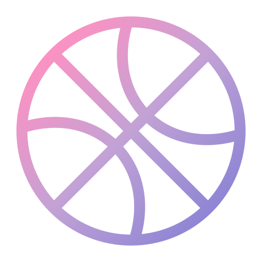 een basketbal Generic Gradient icoon