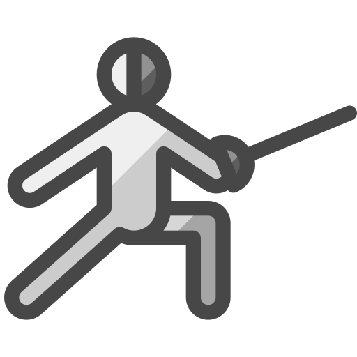 Fencer Generic Outline Color icon