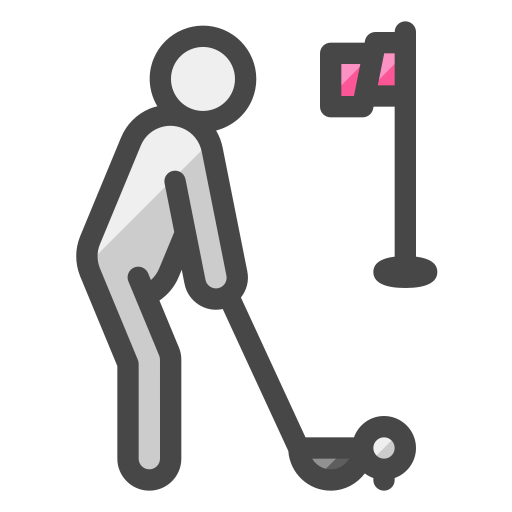 golfspieler Generic Outline Color icon