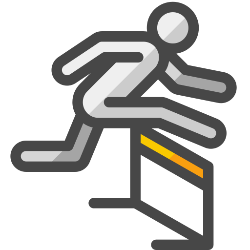 Runner Generic Outline Color icon