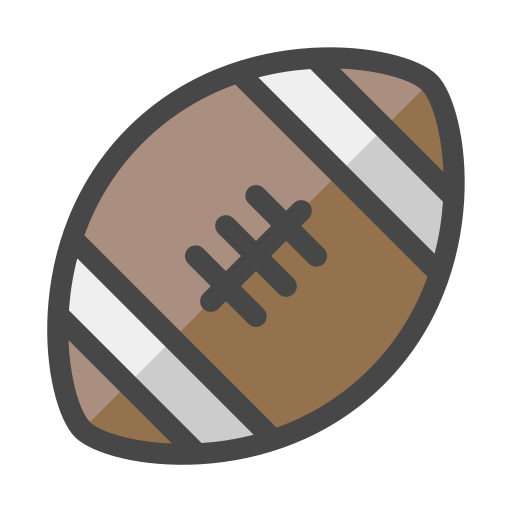 fußball ball Generic Outline Color icon