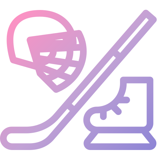 palo de hockey Generic Gradient icono