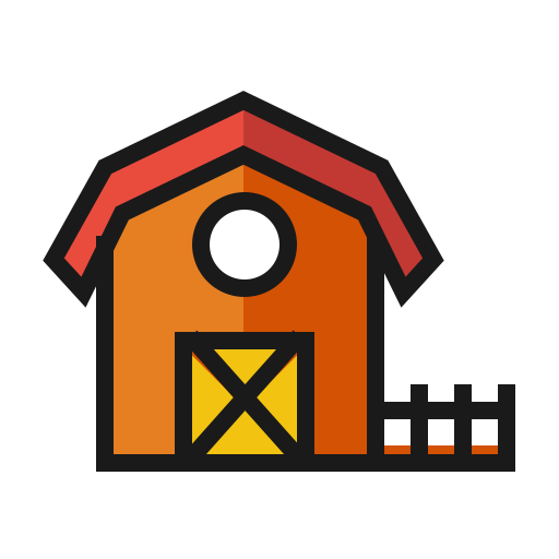 Сельский дом Generic Outline Color иконка