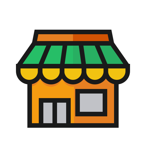 Store front Generic Outline Color icon