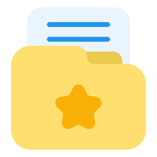 File and folder Generic Flat icon
