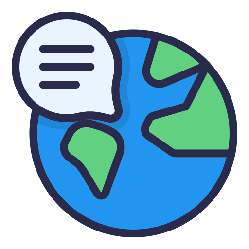 Globalization Generic Outline Color icon