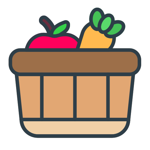 Grocery cart Generic Outline Color icon