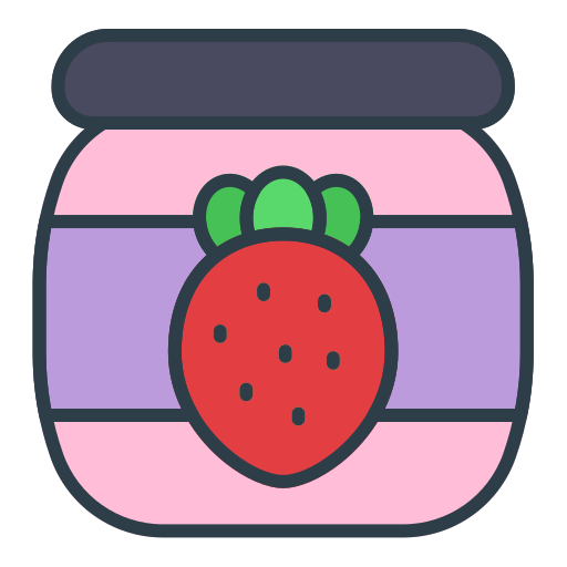 イチゴジャム Generic Outline Color icon