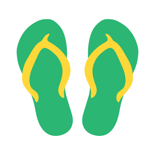 flip flops Generic Flat icon