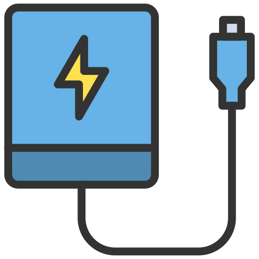 Power bank Generic Outline Color icon