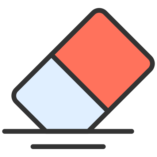 消しゴム Generic Outline Color icon